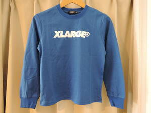 X-LARGE エクストララージ XLARGE Kids ロゴ L/S TEE ネイビー 140 キッズ 最新人気商品 送料込　値下げ！