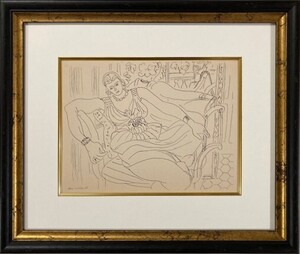 【特価】　 ≪　　アンリ・マティス　　≫ 　 　リトグラフ【石版画】　　　DESSINS DE HENRI MATISSE-XVII 　 1936年 　　HENRI MATISSE