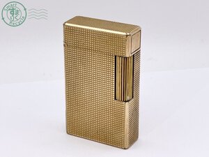 BA0707653　★ S.T.Dupont エス・ティー・デュポン ローラーガスライター ゴールドカラー ダイヤモンドカット ライン1 ラージ 着火未確認