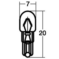 スタンレー(STANLEY) バイク メーター球 メーターポジション球 WB572 12V1.7W