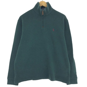 古着 ラルフローレン Ralph Lauren POLO RALPH LAUREN ハーフジップスウェットシャツ トレーナー メンズL /eaa427723 ss2501_30