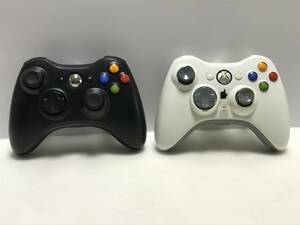 Microsoft　Xbox360　ワイヤレスコントローラー　型番不明　２点　ジャンクRT-4440