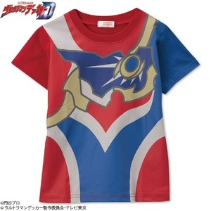 即決◆ウルトラマン　デッカー◆半袖Tシャツ【130cm】新品タグ付き　キッズなりきりTシャツ　ウルトラヒーローズ　バンダイ◆