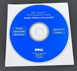 2YXS2444★現状品★DELL Latitude CPt S-Series /CPx J-Series System Software/Resource CD