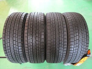 送料無料スタッドレス　225/65R17　DUNLOP　WINTERMAXX　SJ8　2018年製　4本　残り溝　8ミリぐらい～9ミリぐらい