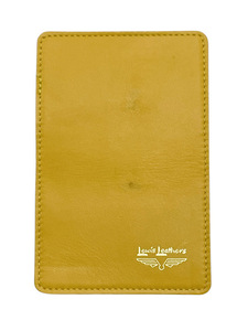 未使用品 Lewis Leathers Card Case Yellow Horse ルイスレザー カードケース イエロー ホースハイド 馬革