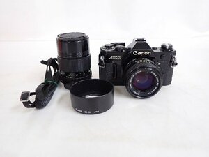 Canon キャノン AE-1 フィルム一眼レフカメラ FD 50mm F1.4/FD 135mm F2.8 レンズ 2本セット ∴ 6EA10-1