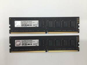 G.SKILL DDR4-2400 PC4-19200 4GB 2枚 計8GB F4-2400C15D-8GNT / デスクトップ用 メモリー / ２