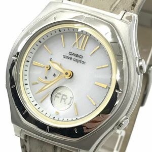 美品 CASIO カシオ WAVE CEPTOR ウェーブセプター マルチバンド6 腕時計 LWA-M160L-8A2 電波ソーラー タフソーラー ラウンド 箱付 動作OK