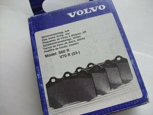 (送料込) VOLVO ボルボ S60R V70R ブレンボキャリパー用ブレーキパッド リア側セット【ボルボ純正・新品】