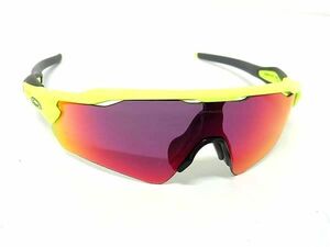 1円 ■美品■ OAKLEY オークリー OO9275-1735 128 レーダーEV スポーツ サングラス メガネ 眼鏡 眼鏡 イエローグリーン系 AZ8872