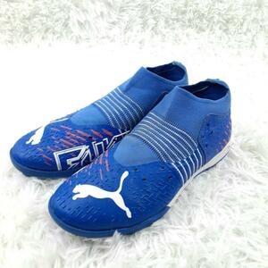 美品 27cm◎PUMA フューチャーZ 3.2 TT サッカーシューズ ブルー