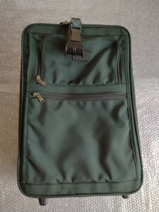 ビンテージ　TUMI green ballistic nylon wheeled carry on suitcase 