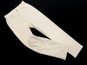 green label relaxing グリーンレーベルリラクシング ユナイテッドアローズ 裏起毛 テーパード パンツ size34/白 ◇■ ☆ eic6 レディース