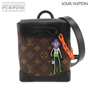 新品同様 ルイ ヴィトン LOUIS VUITTON モノグラム LVフレンド スティーマー XS ショルダー バッグ M80327 RFID ブラック 金具 90259432