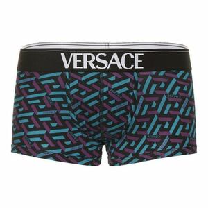 【新品】Versace ストレッチコットン ボクサー パンツ ブリーフ Mサイズ １枚　パープル