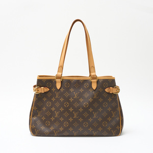 LOUIS VUITTON ルイヴィトン バティニョール・オリゾンタル M51154 トート ショルダーバッグ モノグラム・キャンバス×レザー ブラウン