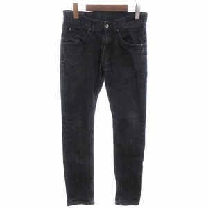 ビームス BEAMS High stretch skinny denim ハイストレッチスキニーデニム パンツ ジーンズ ブラック 黒 S ■SM3 メンズ