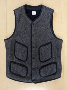 アナトミカ　ANATOMICA　Beach Cloth Vest　SALT＆PEPPER　38　ビーチクロスベスト ブラウンズビーチ Brown’s BEACH