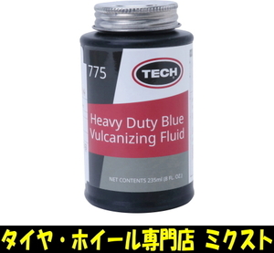 送料無料 新品 テック ヘビーデューティセメント (品番:775HD) (235mL - 1缶) 刷毛付き(上蓋一体型) タイヤ用加硫セメント 熱加硫/自然加硫