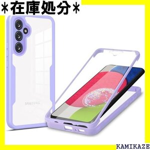 Galaxy A55 5G ケース『AFINER』 3 ー 軽量 薄型 衝撃吸収 擦り傷防止 着脱簡単 パープル 653