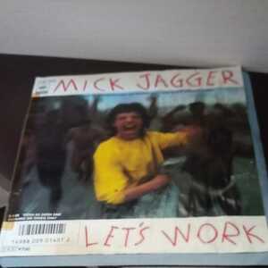 ミック・ジャガー☆レッツ・ワーク☆シングル☆レコード☆mickJagger☆