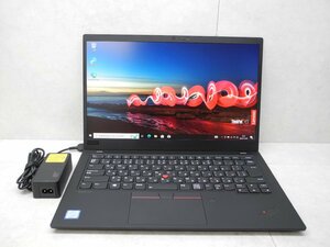 ☆1円☆第8世代☆高解像度☆Thinkpad☆X1CARBON 2019 20QE-S21700/Core i5 1.60GHz/8GB/SSD256GB/無線/WWAN/カメラ/Office/DtoD領域☆