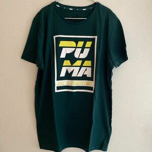 プーマ　PUMA トップス　半袖Tシャツ　160 ジュニア　キッズ　緑　グリーン