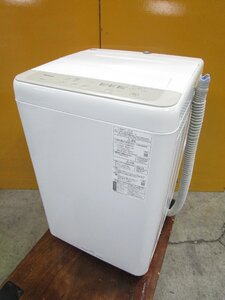 ☆Panasonic パナソニック 全自動洗濯機 ビッグウェーブ洗浄 洗濯6.0kg 送風乾燥 NA-F60B14 2021年製 直接引取OK w111416