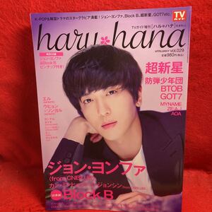 ▼haru hana ハル＊ハナ 2015 Vol.029『ジョン・ヨンファfrom CNBLUE』Block B 超新星 防弾少年団 GOT7 BTOB MYNAME カン・ミンヒョク