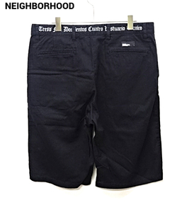 M【NEIGHBORHOOD HARF PANTS TSNH-PT02 BLACK 2005年 05s ネイバーフッド ハーフパンツ ショートパンツ ショーツ オールド 初期 古着】