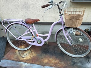 子供自転車　22インチ　ピンク　ギアなし　グリップベトつきあり　子供用自転車　格安　中古　神奈川　横浜　鶴見　直接引き取り可能