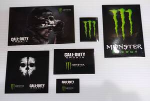 モンスターエナジー × コールオブデューティー 当選品ステッカー　CoD MONSTER ENERGY