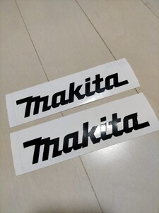 マキタ 2枚セット makita カッティングステッカー 防水仕様 ツール DIY 工具 建築