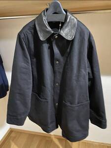 comoli コモリ　24AW レザーデニムワークジャケット　1 極美品