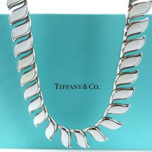 【送料無料】 極希少 美品 Tiffany&Co. ティファニー ウィング エナメルフィッシュ シルバー ネックレス SV925 エルサペレッティ YO34