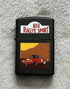 ◎ RALLYE SPORT 12 ラリー スポーツ クラシックカー デザイン zippo風 ライター 黒 コレクション 煙草 喫煙 喫煙グッズ オイルライター 