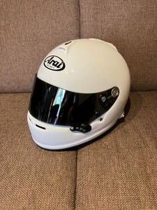 GP 6S アライ　4輪　ヘルメット　中古品　公認レース　FIA JAF スモークシールド　HANSアンカー付き　Mサイズ