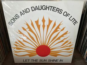 SONS AND DAUGHTERS OF LITE LET THE SUN SHINE IN LP US PRESS!! スピリチュアルジャズ人気作！