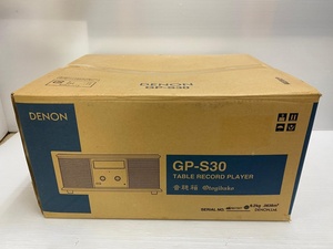 【中古未使用品】デノン 卓上レコードプレーヤー DENON TABLE RECORD PLAYER GP-S30 ○YR-18103○