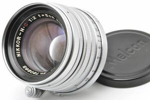NIKKOR-H・C 5cm F2 ニッコール Ｈ・Ｃ 日本光学 Lマウント L39 メルコン キャップ Melcon ニコン Nikon NIKKOR 5/2 ライカ Leica ライツ