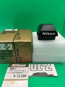 塩［A]033 未使用品 Nikon ニコン F3用 アイレベルファインダー DE-2 