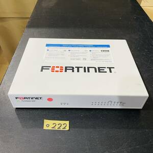 (ヤ)〇222【通電OK】Fortinet FortiGate 60F FG-60F 次世代ファイアウォール FW SD-WAN セキュリティ ドリブンネットワーキング FortiOS