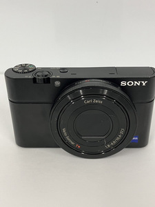 100円～◎SONY ソニー DSC-RX100 サイバーショット コンパクトデジタルカメラ バッテリー ACアダプター付 ブラック 通電確認済み デジカメ