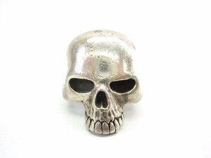 Crazy Pig Designs クレイジーピッグ Large Evil Skull Ring ラージエビルスカルリング シルバー 指輪 18号 ∠UA10338