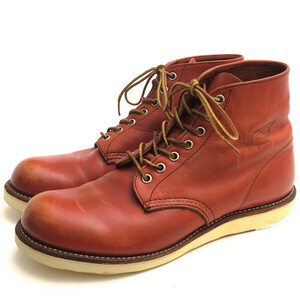 RED WING レッドウィング ワークブーツ 8166 6inch CLASSIC PLAIN TOE Oro-Russet Portage オロラセット ポーテージ 牛革 アイリッシュセ