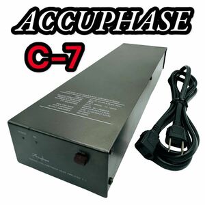 Accuphase アキュフェーズ C-7 MCカートリッジ ヘッド アンプ MCヘッドアンプ (レコード amplifier head cartridge )