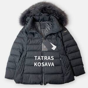 美品 TATRAS タトラス 23AW KOSAVA コサヴァ ウール ダウンジャケット 01 S グレー レディース 高級ダウン LTAT23A4795 ギャランティ付き