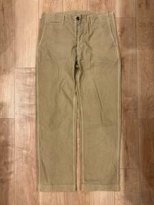 visvim I.C.T CHINO PANTS BEIGE size2