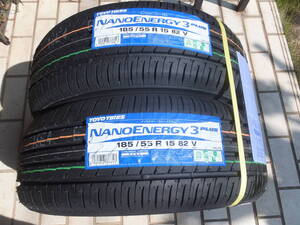 NANOENERGY 3 PLUS 185/55R 15 82V 2本　新品　ナノエナジースリープラス　トーヨータイヤ